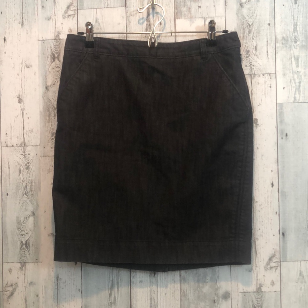 Lilly Pulitzer Denim Pencil Skirt 6